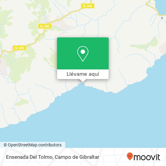 Mapa Ensenada Del Tolmo