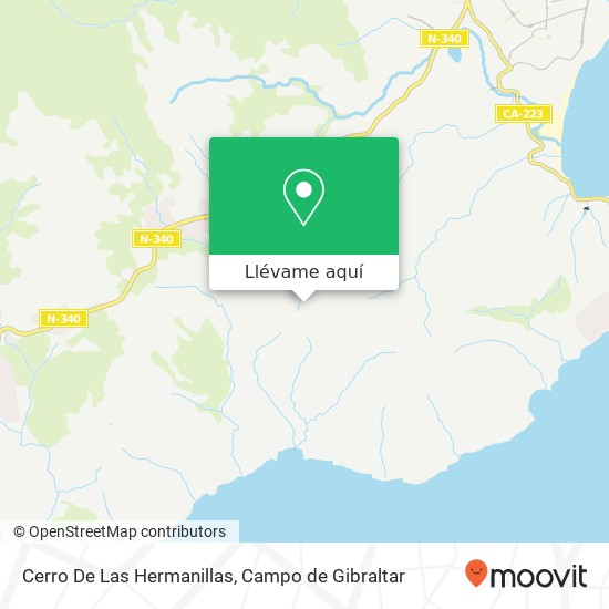 Mapa Cerro De Las Hermanillas