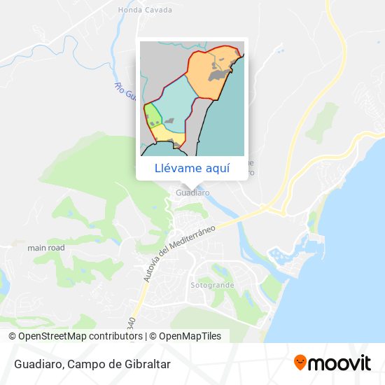 Mapa Guadiaro