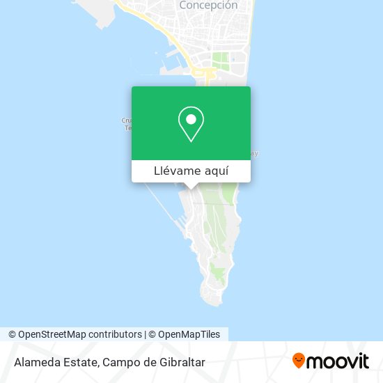 Mapa Alameda Estate