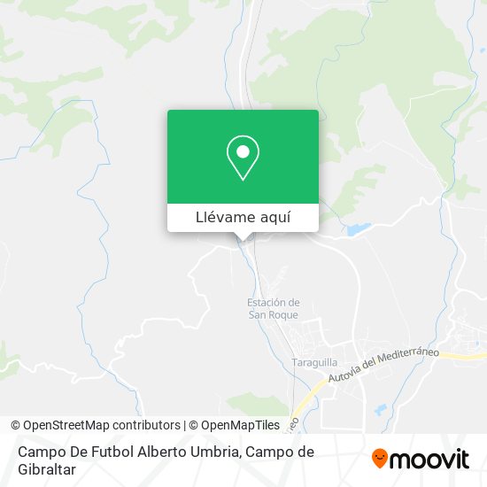 Mapa Campo De Futbol Alberto Umbria