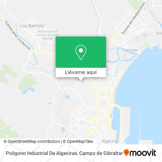 Mapa Poligono Industrial De Algeciras