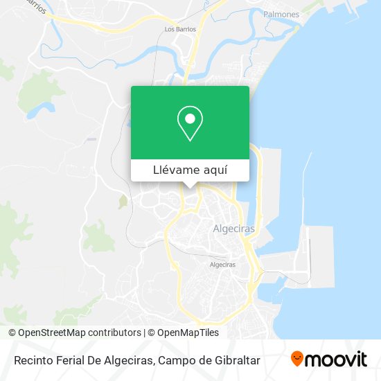 Mapa Recinto Ferial De Algeciras
