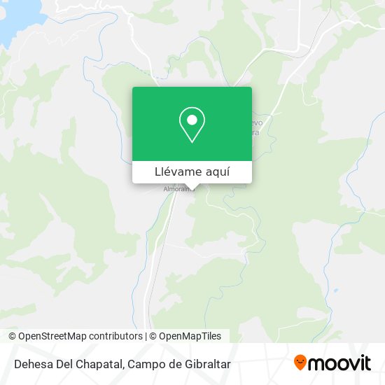 Mapa Dehesa Del Chapatal