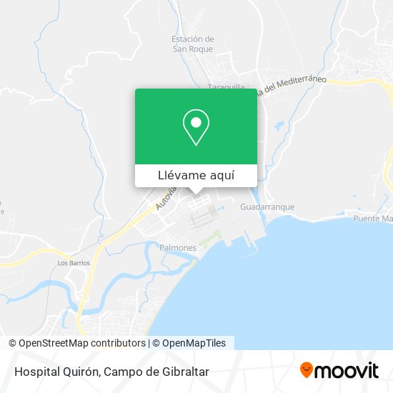 Mapa Hospital Quirón