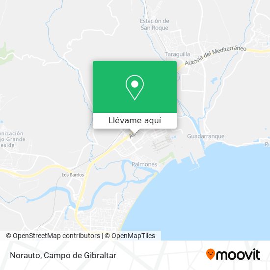 Mapa Norauto