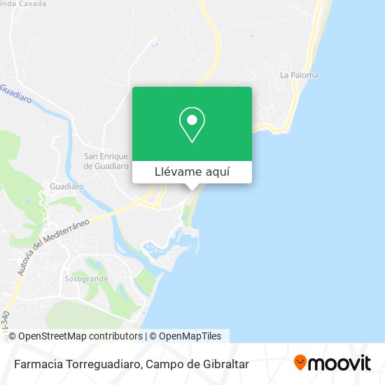 Mapa Farmacia Torreguadiaro