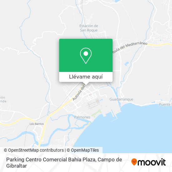 Mapa Parking Centro Comercial Bahía Plaza