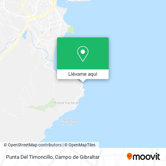 Mapa Punta Del Timoncillo
