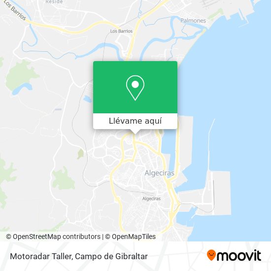 Mapa Motoradar Taller