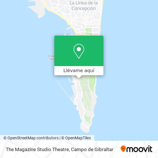 Mapa The Magazine Studio Theatre
