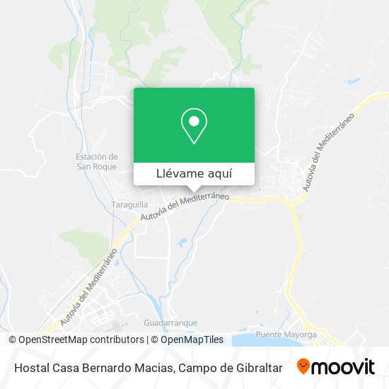 Mapa Hostal Casa Bernardo Macias