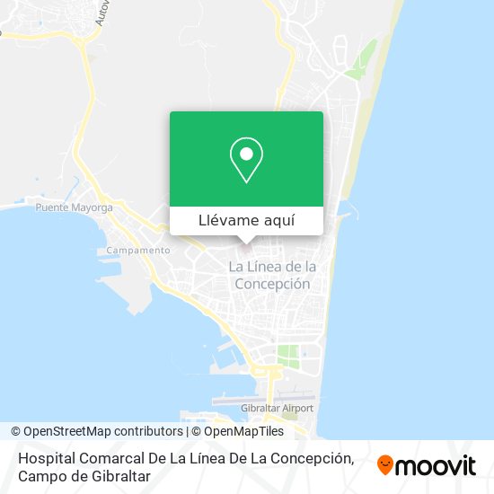 Mapa Hospital Comarcal De La Línea De La Concepción