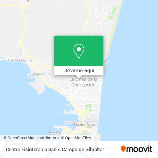 Mapa Centro Fisioterapia Sanix