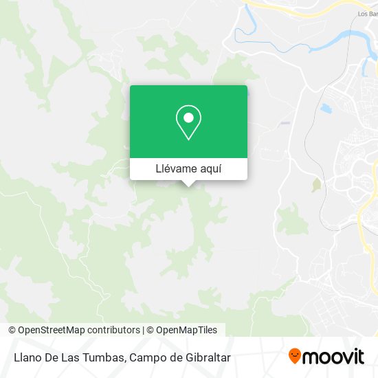 Mapa Llano De Las Tumbas
