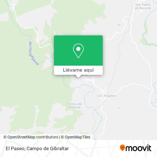 Mapa El Paseo