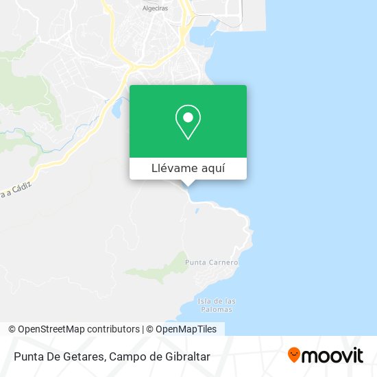Mapa Punta De Getares