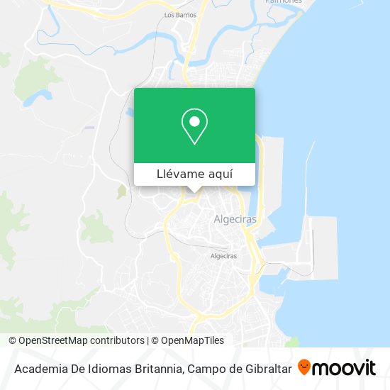 Mapa Academia De Idiomas Britannia