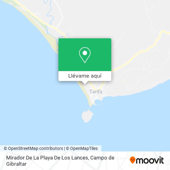 Mapa Mirador De La Playa De Los Lances