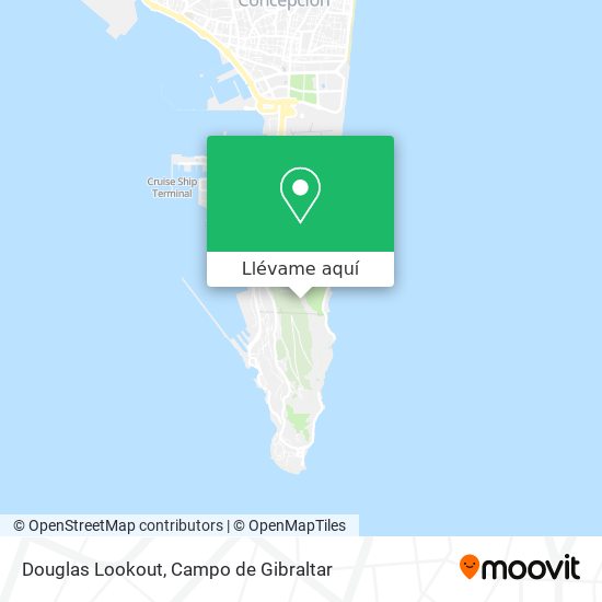 Mapa Douglas Lookout