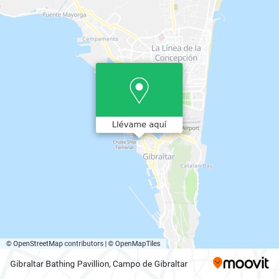 Mapa Gibraltar Bathing Pavillion