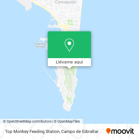 Mapa Top Monkey Feeding Station