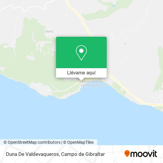 Mapa Duna De Valdevaqueros