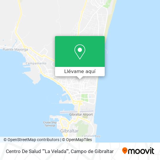 Mapa Centro De Salud ""La Velada""