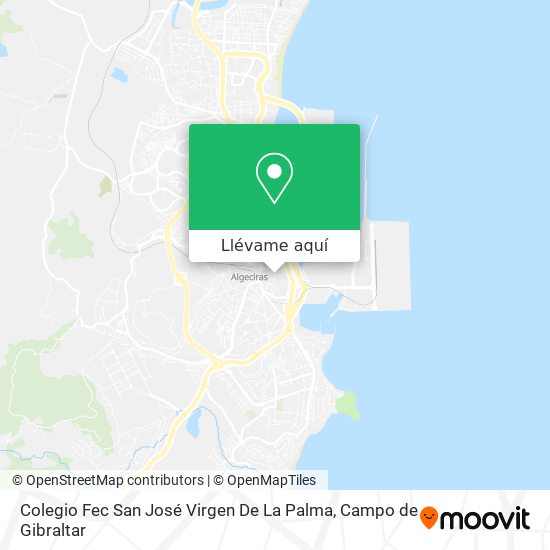 Mapa Colegio Fec San José Virgen De La Palma