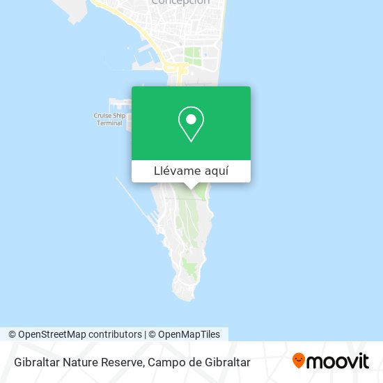 Mapa Gibraltar Nature Reserve