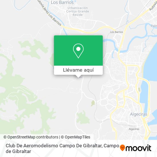 Mapa Club De Aeromodelismo Campo De Gibraltar