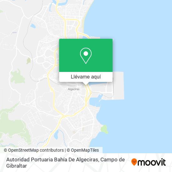 Mapa Autoridad Portuaria Bahía De Algeciras