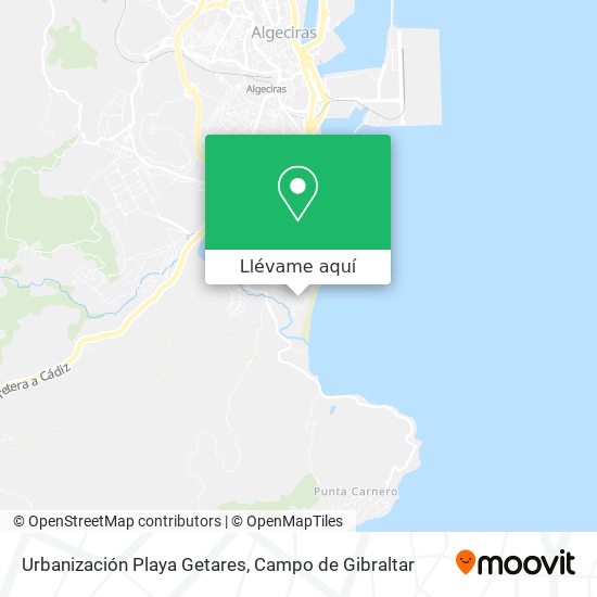 Mapa Urbanización Playa Getares