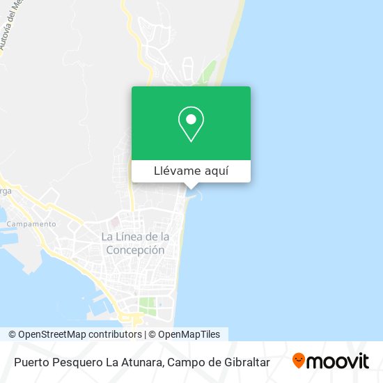 Mapa Puerto Pesquero La Atunara