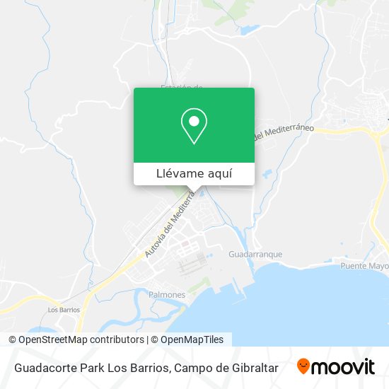 Mapa Guadacorte Park Los Barrios