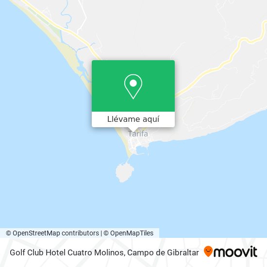 Mapa Golf Club Hotel Cuatro Molinos