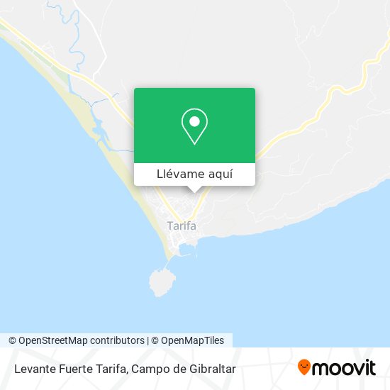 Mapa Levante Fuerte Tarifa