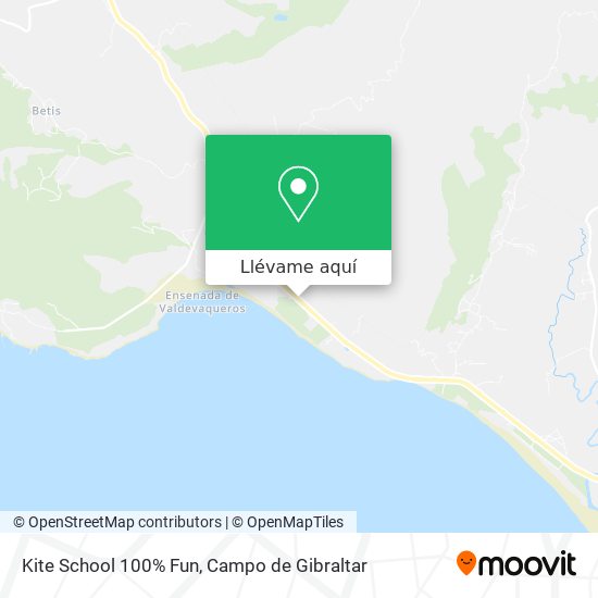 Mapa Kite School 100% Fun