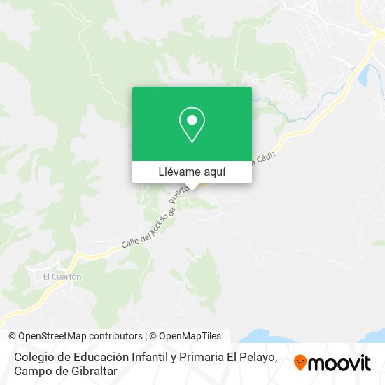 Mapa Colegio de Educación Infantil y Primaria El Pelayo