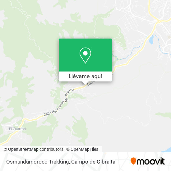 Mapa Osmundamoroco Trekking