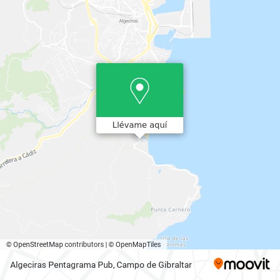 Mapa Algeciras Pentagrama Pub
