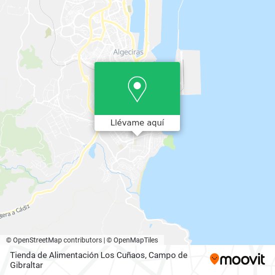 Mapa Tienda de Alimentación Los Cuñaos