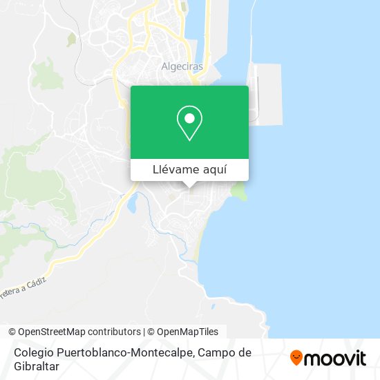 Mapa Colegio Puertoblanco-Montecalpe