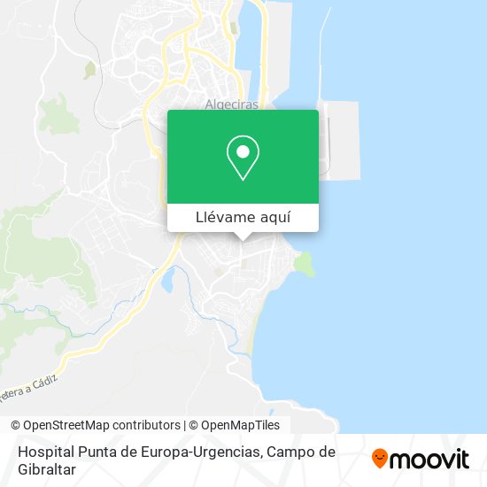 Mapa Hospital Punta de Europa-Urgencias