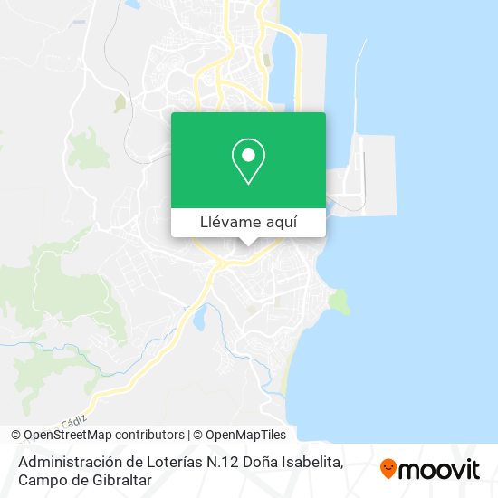 Mapa Administración de Loterías N.12 Doña Isabelita