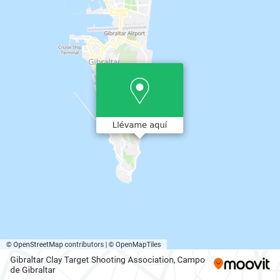 Mapa Gibraltar Clay Target Shooting Association