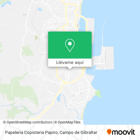 Mapa Papeleria Copisteria Papiro