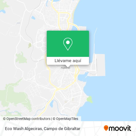 Mapa Eco Wash Algeciras