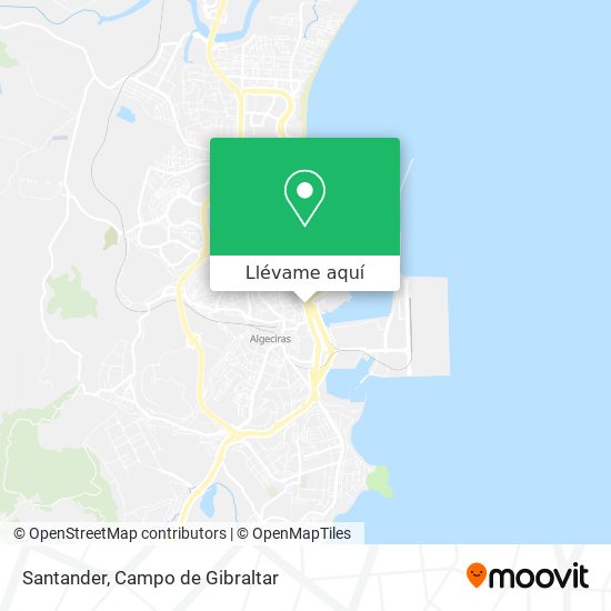 Mapa Santander