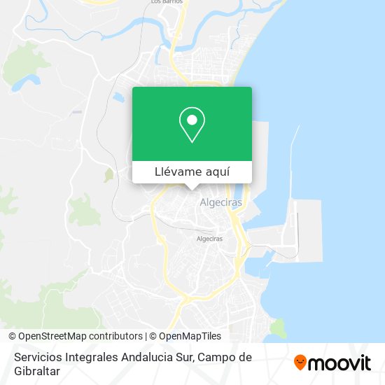 Mapa Servicios Integrales Andalucia Sur